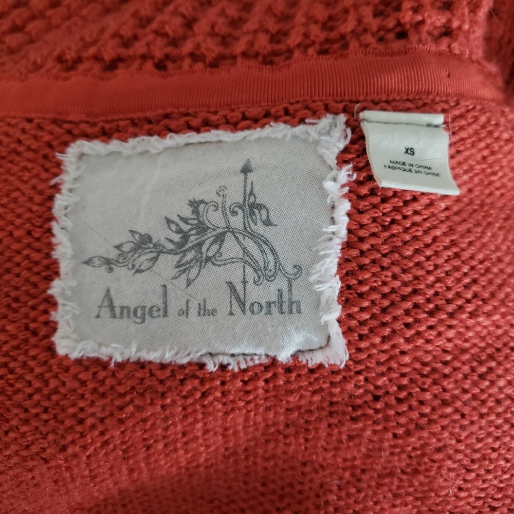Anthro, Angels of the North Orange Sweater - Picture 7 of 7